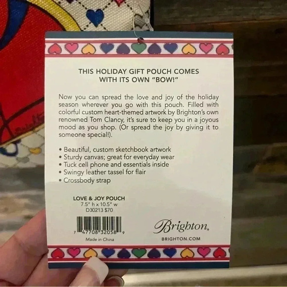 Brighton love and joy side body pouch - Picture 8 of 10